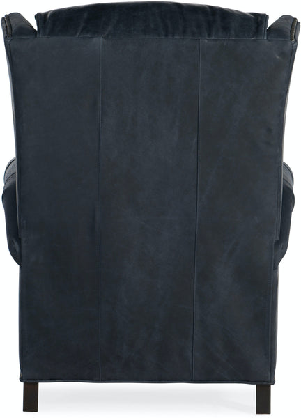 Bennett Leather Wing Back Reclining Chair