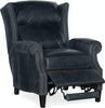 Image of Bennett Leather Wing Back Reclining Chair