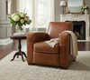 Image of Bordeaux Leather Classic Club Chair