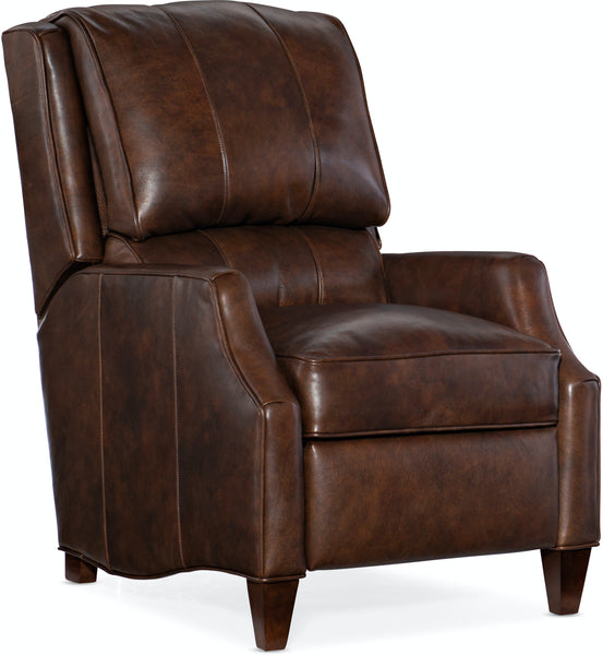 Bosworth Leather Bustle Pillow Back Recliner