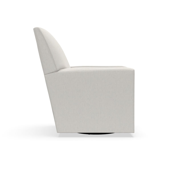 Blaine Contemporary SWIVEL/GLIDER Fabric Accent Chair