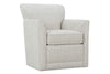 Image of Caroline "Quick Ship" SWIVEL Small Contemporary Fabric Arm Chair
