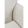 Image of Caroline "Quick Ship" SWIVEL Small Contemporary Fabric Arm Chair