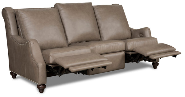 Charles Power Reclining "Wall Hugger" Leather Sofa Collection