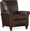Image of Clifton Rolled Arm Pillow Back Leather Recliner