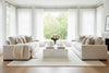 Image of Sadie 96 Inch "Quick Ship" Oversized Deep Seat Fabric Sofa