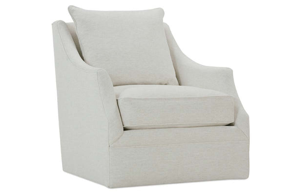 Darcy "Quick Ship" 360 Degree SWIVEL/GLIDER Fabric Accent Chair