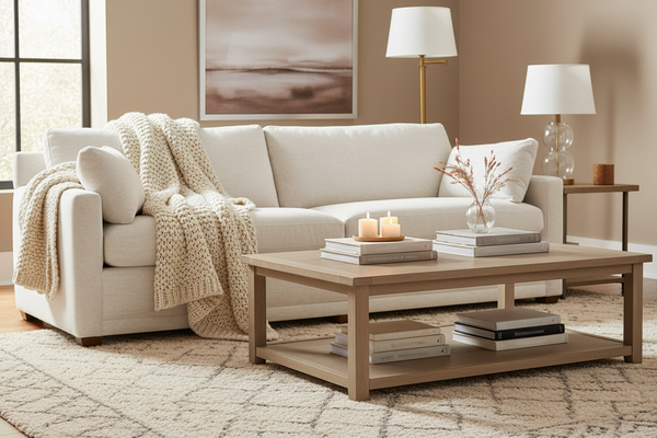 Donna Fabric Track Arm Collection