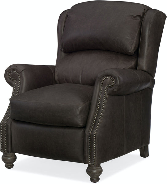 Duncan Leather Wing Back Reclining Chair