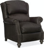 Image of Duncan Leather Wing Back Reclining Chair