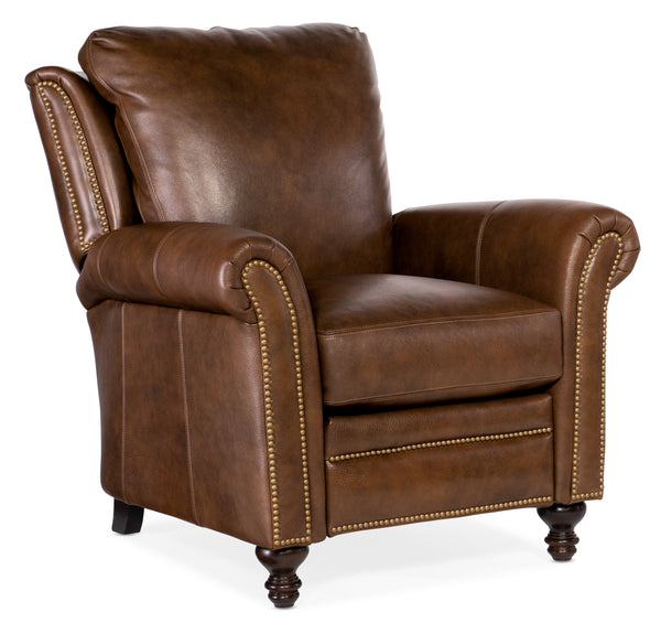 Elijah Cognac "Quick Ship" Recliner