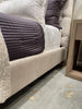 Image of Finn Fabric "Quick Ship" Upholstered Queen Or King Tufted Bed With Nailhead Trim-Queen Out of Stock Until 04/30/2024