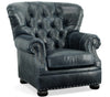 Image of Gleason "Ready To Ship" Tufted Leather Club Chair