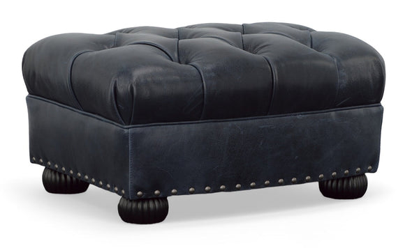 Benson Tufted Chesterfield Style Leather Club Chair
