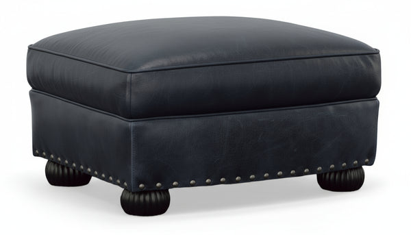 Gleason Large Tufted Leather Club Chair