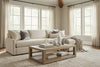 Image of Grady "Quick Ship" Two Piece Bench Seat Modern Pillow Back Sectional -Version 1