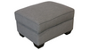 Image of Michelle "Designer Style" Fabric Upholstered Footstool Ottoman