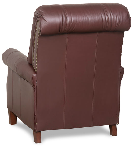 Hanover Leather Recliner With Nailhead Trim - Luxurious Comfort With Classic Elegance
