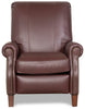 Image of Hanover Leather Recliner With Nailhead Trim - Luxurious Comfort With Classic Elegance