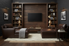 Image of Harrison Leather Chaise Lounge (Photo For Style Only)