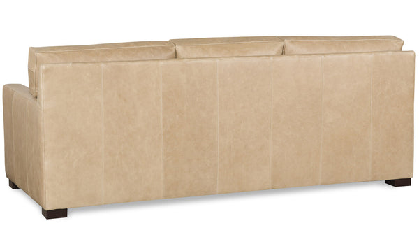 Harrison XL 100 Inch Grand Scale Contemporary Deep Seat Leather Sofa