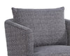 Image of Holland Granite "Quick Ship" Swivel Fabric Accent Chair - In Stock