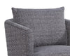 Image of Holland Granite "Quick Ship" Swivel Fabric Accent Chair