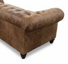 Image of Westminster Leather Tufted Chair And A Half