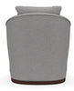 Image of Jane Swivel Upholstered Accent Chair With Wooden Base