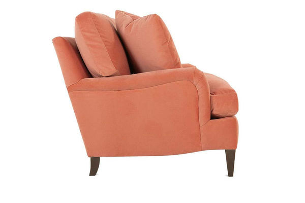 Katie 79 Inch Custom English Arm Fabric Apartment Size Sofa