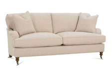 Kristen 77 Inch English Arm Two Seat Pillow Back Queen Sleeper Sofa