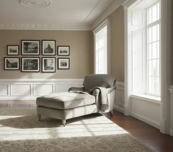 Kristen I English Arm Bench Seat Fabric Sofa Collection