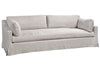 Image of Lara Linen 96 Inch "Quick Ship" Slipcovered Sofa