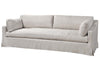 Image of Lara Linen 96 Inch "Quick Ship" Slipcovered Sofa