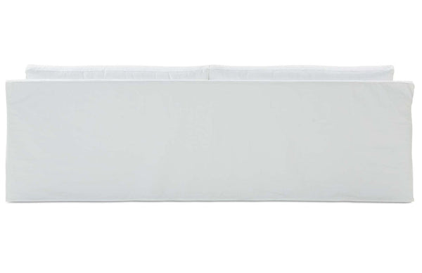 Liza I 100 Inch Single Bench Seat Slipcovered Sofa