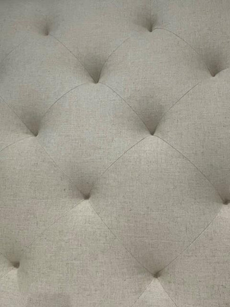 Loren Fabric "Quick Ship" Upholstered Queen Or King Tufted Platform Wing Bed