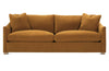Image of Luca 89 Inch Fabric Two Cushion Sloping Wing Arm Sofa