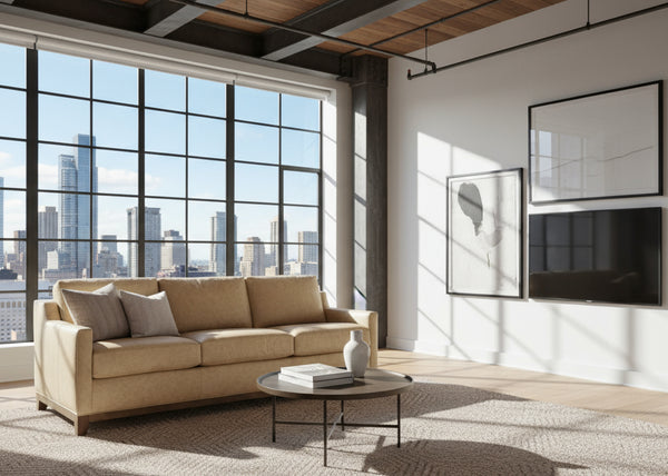 Martin Pillow Back Leather Sofa Or Sleeper Sofa