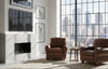 Image of Orleans Leather Club Style Living Room Furniture Collection