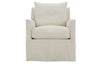 Image of Paulette Slipcovered Fabric Club Chair