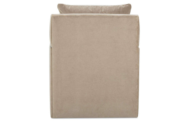 Paulette SWIVEL/GLIDER Fabric Upholstered Club Chair