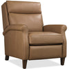 Image of Farrell Caramel Dual Power "Quick Ship" Leather Transitional Recliner