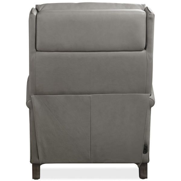 Farrell Mushroom Dual Power "Quick Ship" Leather Transitional Recliner