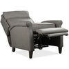Image of Farrell Mushroom Dual Power "Quick Ship" Leather Transitional Recliner