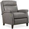 Image of Farrell Mushroom Dual Power "Quick Ship" Leather Transitional Recliner