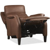 Image of Keegan Saddle Dual Power "Quick Ship" Leather Transitional Recliner
