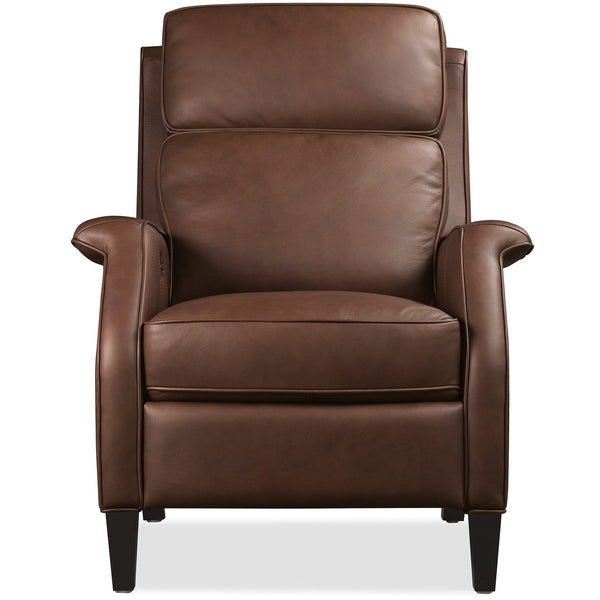 Keegan Saddle Dual Power "Quick Ship" Leather Transitional Recliner