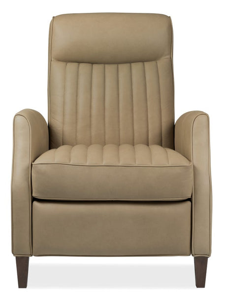 Kirby Camel Leather "Quick Ship" Recliner