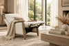 Image of Ambrose "Quick Ship" POWER Fabric Recliner Chair