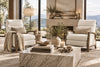 Image of Ambrose "Quick Ship" POWER Fabric Recliner Chair
